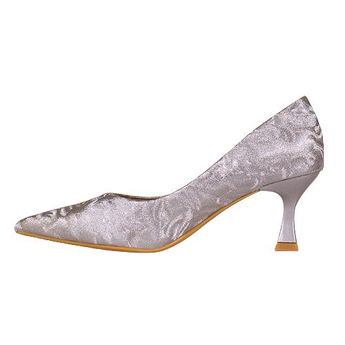 Sorento Dressy Court Heels - Chalet View - Silver