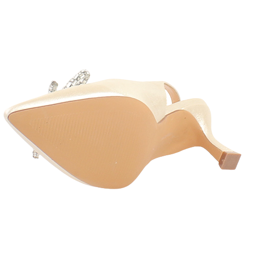 Sorento Ladies Slingback Heels - Marlfield - Pearl