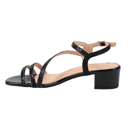 Sorento Ladies Block Heeled Sandals - Killruddey - Black