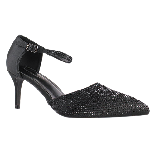 Sorento Dressy Heeled Pumps  - Fairyhill - Black