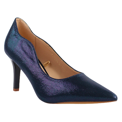 Sorento Dressy Heeled Pumps - Fota Island - Navy