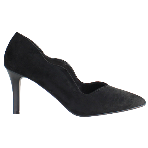 Sorento Dressy Heeled Pumps - Mulroy Woods - Black Suede