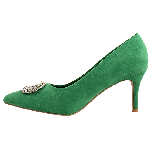 Sorento Dressy Heeled Pumps - Woodland - Green