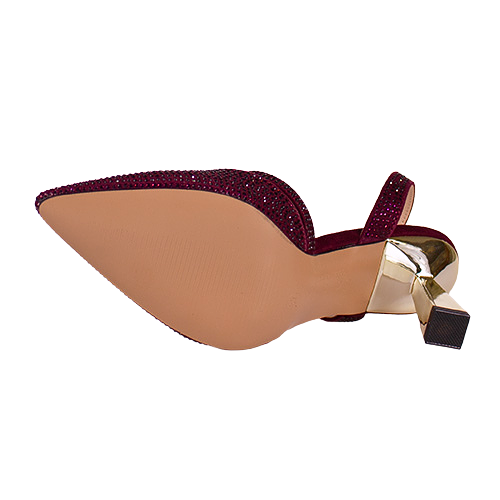 Sorento Ladies Slingback Heels - Darver - Rose