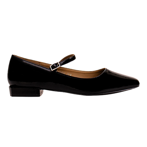 Sorento Ladies Pumps - Roombas - Black Patent