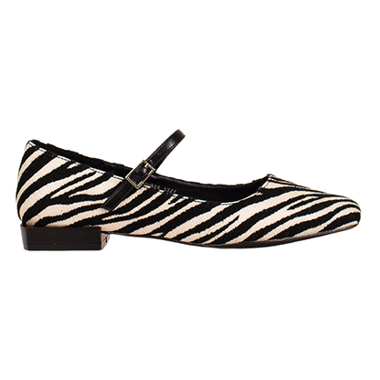 Sorento Ladies Pumps - Roombas - Zebra