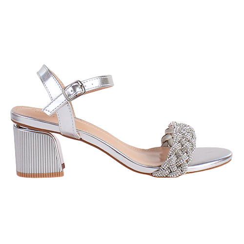 Sorento Ladies Sandals - Roganstown - Silver