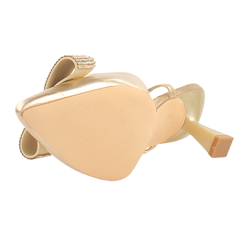 Sorento Ladies Slingback Heels - Wrights - Gold