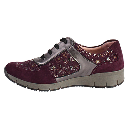 Suave Walking Shoes  - Evalina - Burgundy