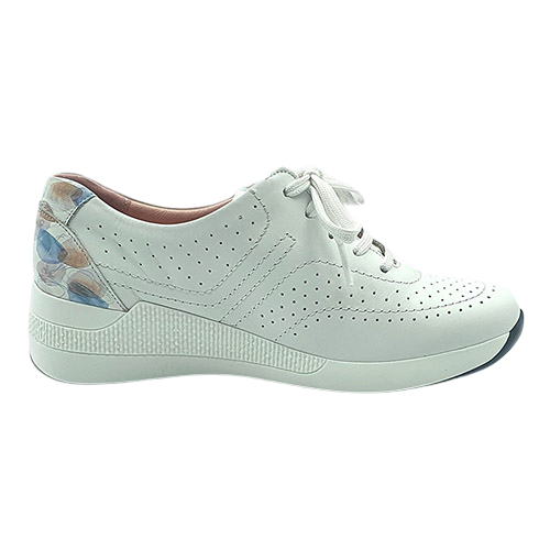 Suave Ladies Walking Shoes - Janis - White