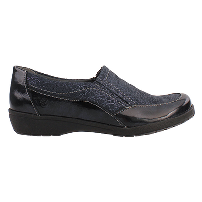 Suave Ladies Walking Shoes - Cambridge -  Navy