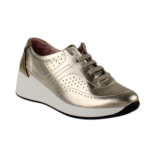 Suave Ladies Walking Shoes - Janis - Gold