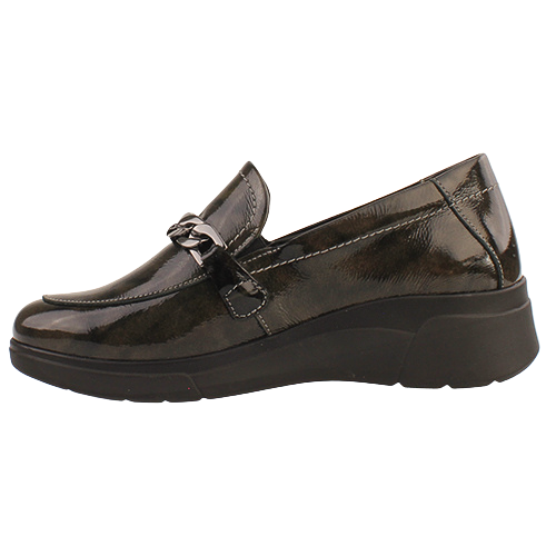 Suave  Wedge Loafers - Martha - Black Patent