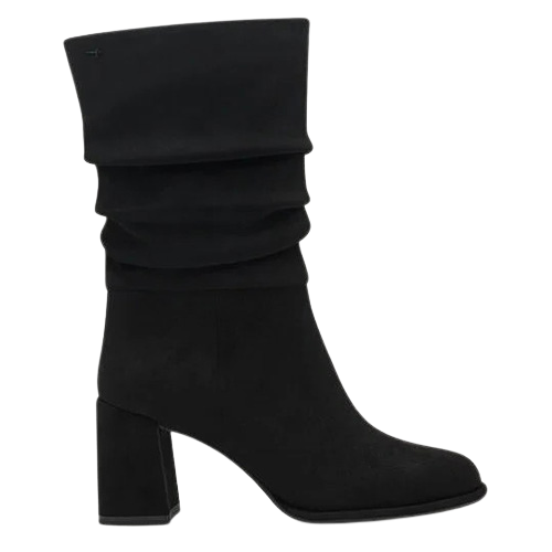 Tamaris Block Heeled Mid Boots -  25020-43 - Black