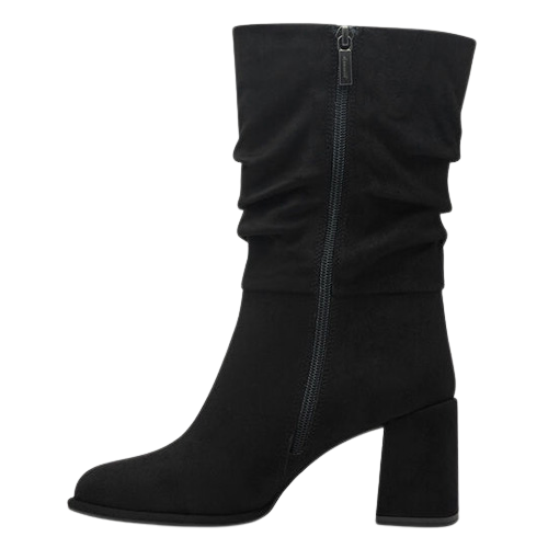 Tamaris Block Heeled Mid Boots -  25020-43 - Black