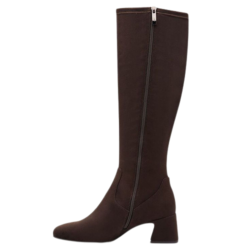 Tamaris Block Heeled Knee Boots - 25520-45 - Brown