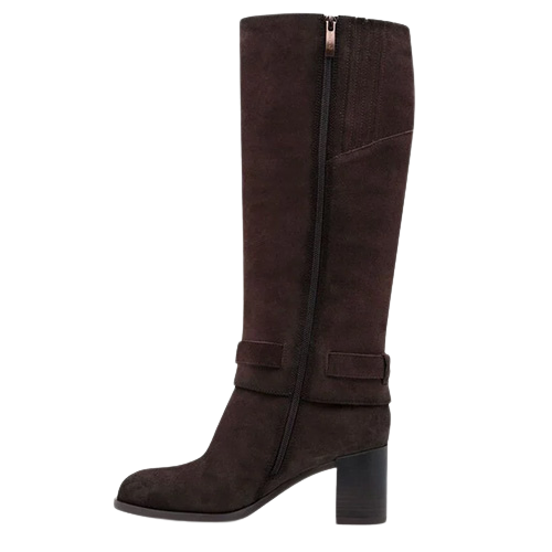 Tamaris Block Heeled Knee Boots - 25533-45 - Brown