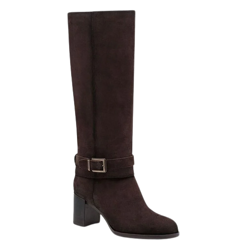 Tamaris Block Heeled Knee Boots - 25533-45 - Brown