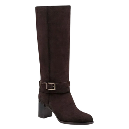 Tamaris Block Heeled Knee Boots - 25533-45 - Brown