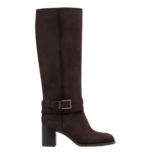 Tamaris Block Heeled Knee Boots - 25533-45 - Brown
