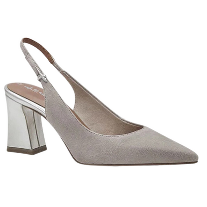 Tamaris Block Heeled Sling-Backs 29633-44 Grey - Main Image