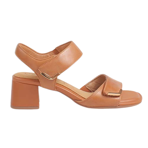 Tamaris Comfort Block Heeled Sandals - 88317-44 - Tan