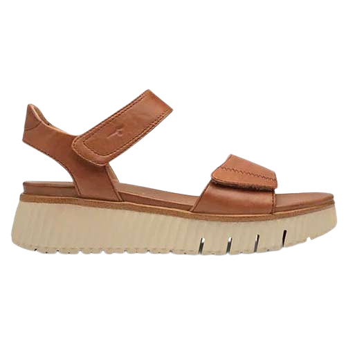 Tamaris Comfort Ladies Platform Sandals - 88720-44 - Tan