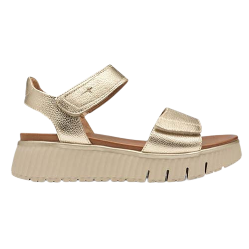 Tamaris Comfort Ladies Platform Sandals -  88720-44 - Gold