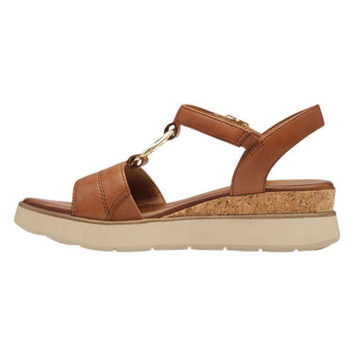 Tamaris Comfort Wedge Sandals - 88718-44 - Tan