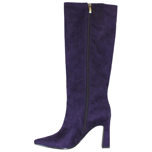 Dark purple outlet knee high boots