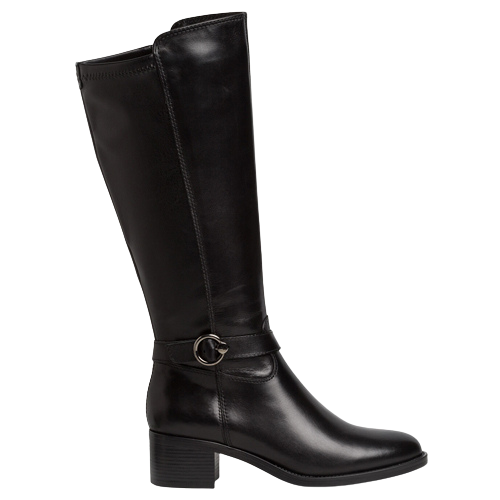 Tamaris Block Heeled Knee Boots - 25537-41 - Black