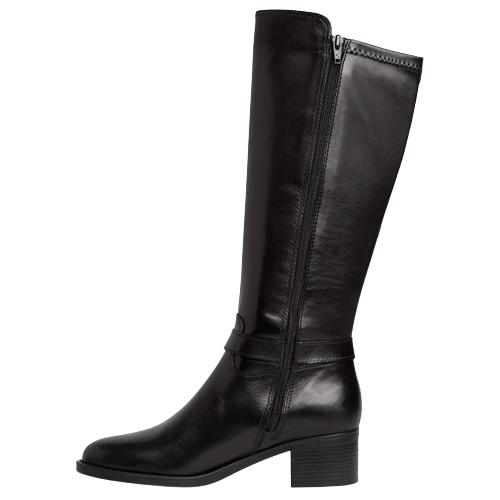 Tamaris Ladies Block Heeled Knee Boots - 25537-41 - Black