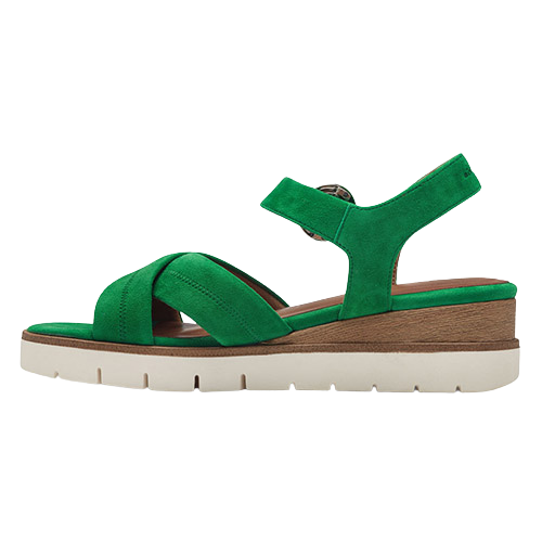 Tamaris Ladies Wedge Sandals - 28202-42 - Green