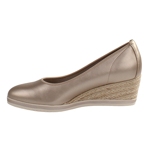 Tamaris Ladies Wedge Shoes - 22305-42 - Light Gold