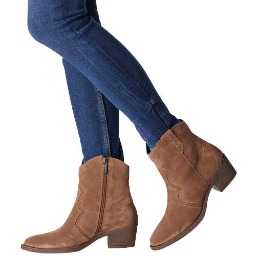 Tamaris Western Ankle Boots 25702 41 Brown Greenes Shoes