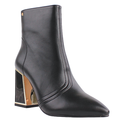 Una Healy Block Heeled Ankle Boots - Tiny Dancer - Black