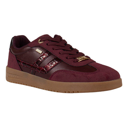 Tommy Bowe Ladies Trainers - Borland/Shiels - Burgundy