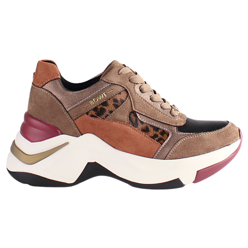Tommy Bowe Ladies Chunky Trainers - Hewson - Brown/Multi