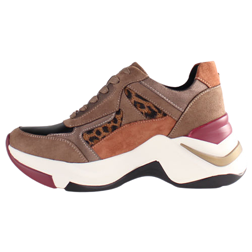 Tommy Bowe Ladies Chunky Trainers - Hewson - Brown/Multi