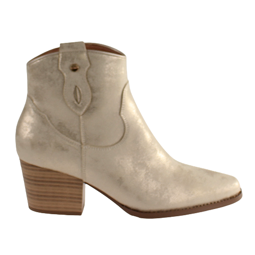 Tommy Bowe Ladies Ankle Boots- Sgorbini- Gold