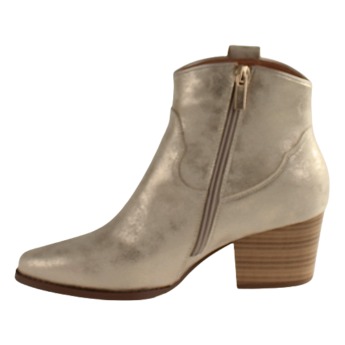 Tommy Bowe Ladies Ankle Boots- Sgorbini- Gold