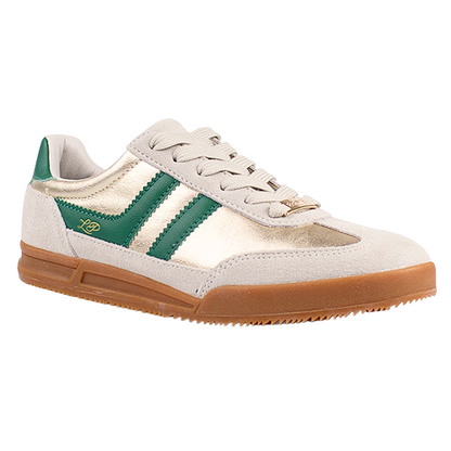 Tommy Bowe Ladies Trainers - Armand - Gold/Green