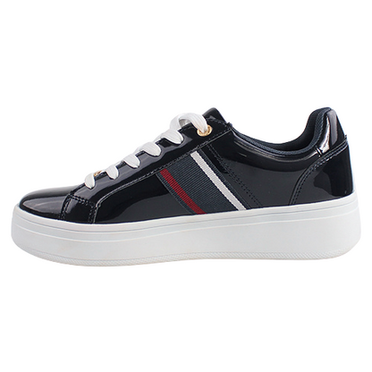 Tommy Bowe Ladies Trainers -  Rosser - Navy Patent