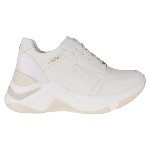 Tommy Bowe Ladies Chunky Trainers - Dumke - White