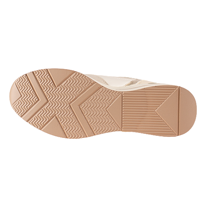 Tommy Bowe Ladies Wedge Trainer - Finn - Cream