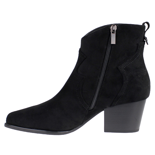 Tommy Bowe Ladies Ankle Boots -  Holey - Black