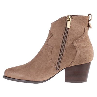 Tommy Bowe Ladies Ankle Boots- Holey - Brown