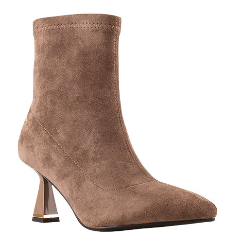Una Healy Ankle Boot - Aperture - Beige Suede