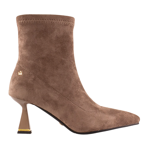Una Healy Ankle Boot - Aperture - Beige Suede