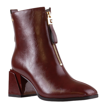 Una Healy Ankle Boots - Opalite - Burgundy